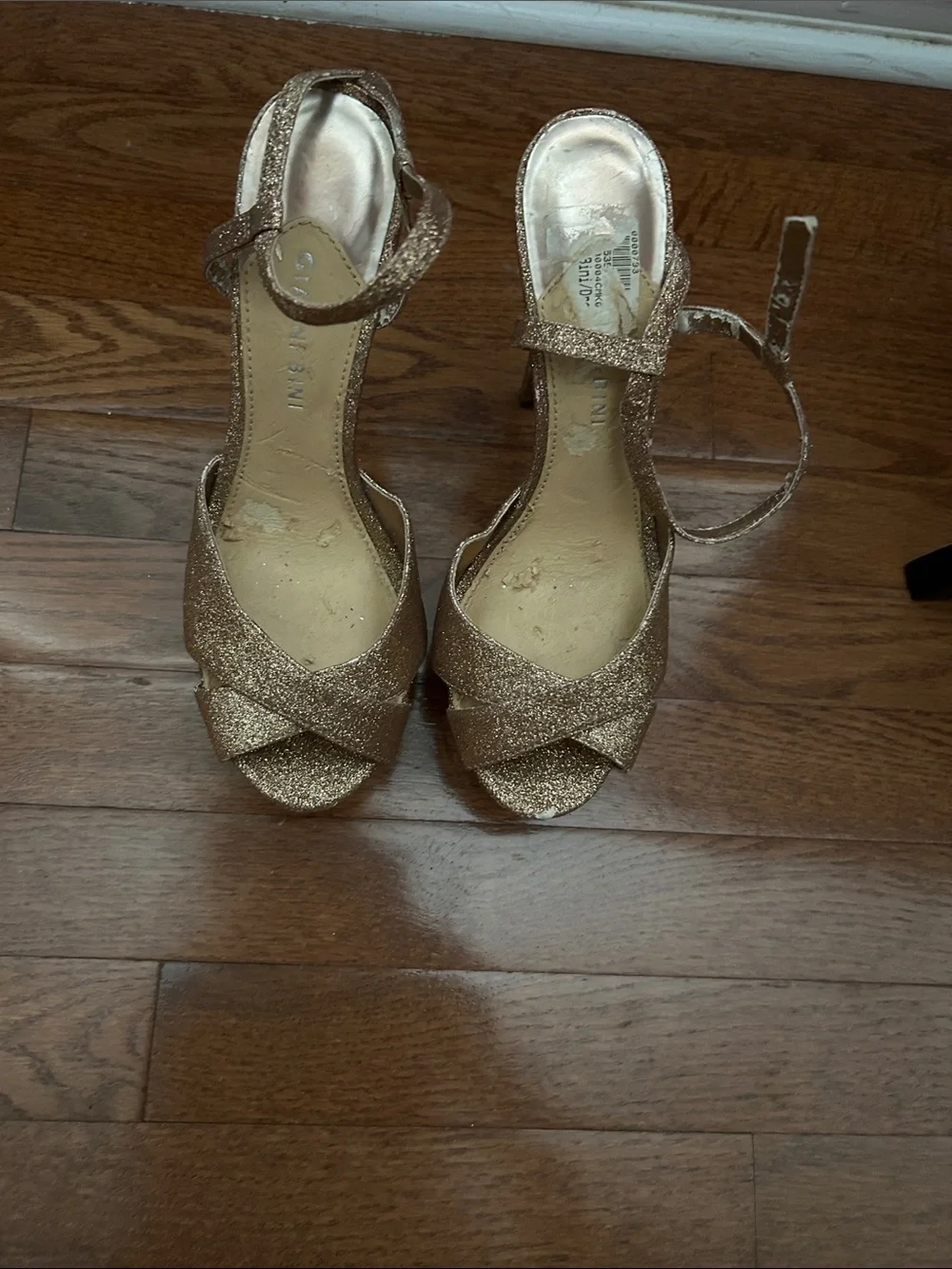 Gianni Bini sparkling gold
